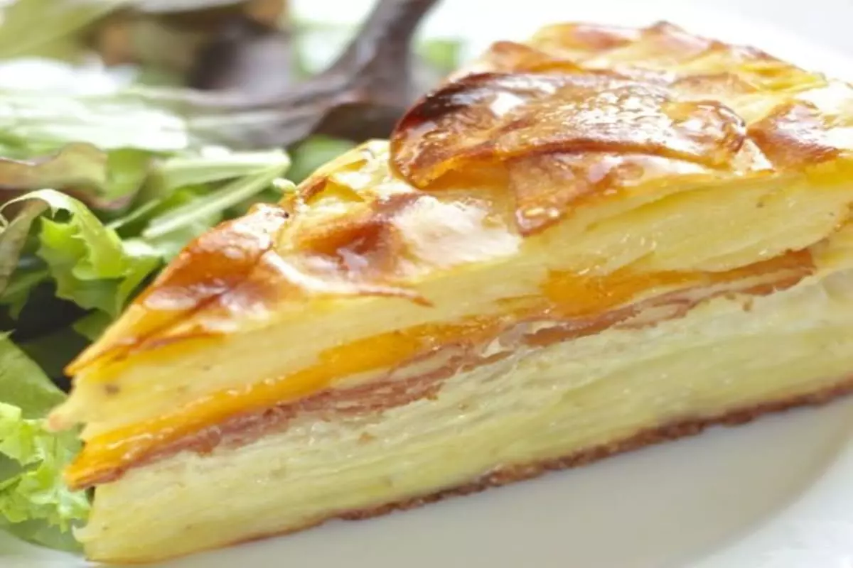 Gateau aux pommes de terre au fromage