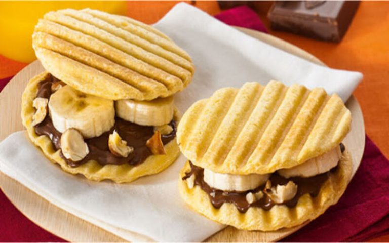 Croque Gourmand au chocolat et banane