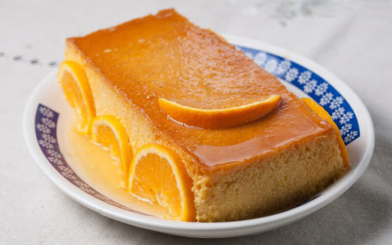 Flan à l’orange simple, rapide et économique