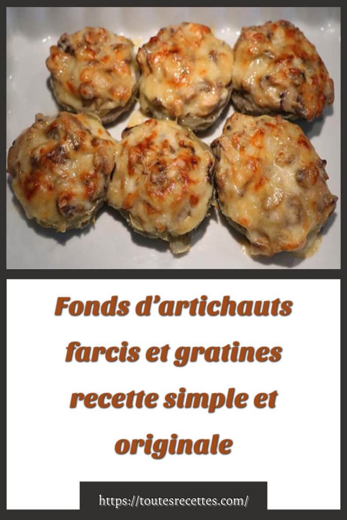 Comment préparer les Fonds d’artichauts farcis et gratines à la béchamel