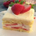 Gâteau tiramisu fraise et mascarpone