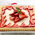 Gâteau aux fraises mascarpone et citron crémeux