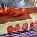 Tiramisu aux fraises sans gélatine