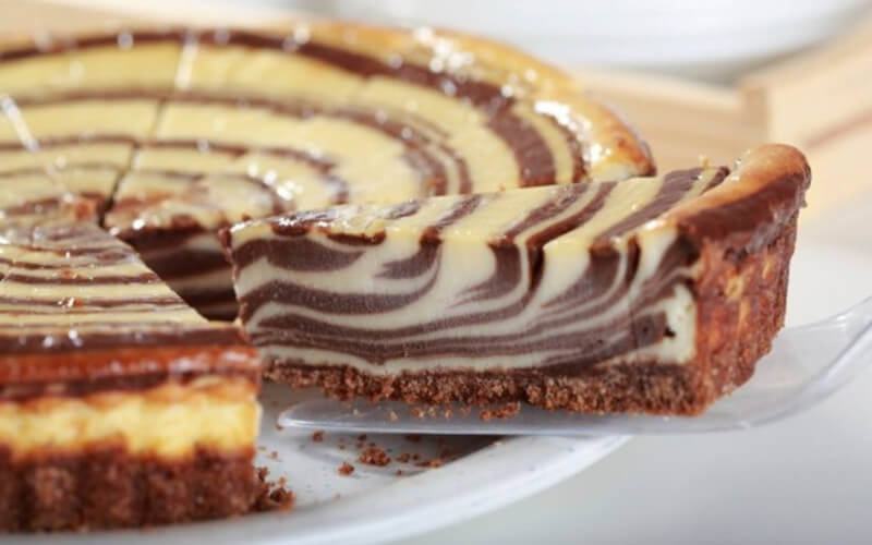 Gâteau Zèbre au Petit-Beurre et fromage blanc