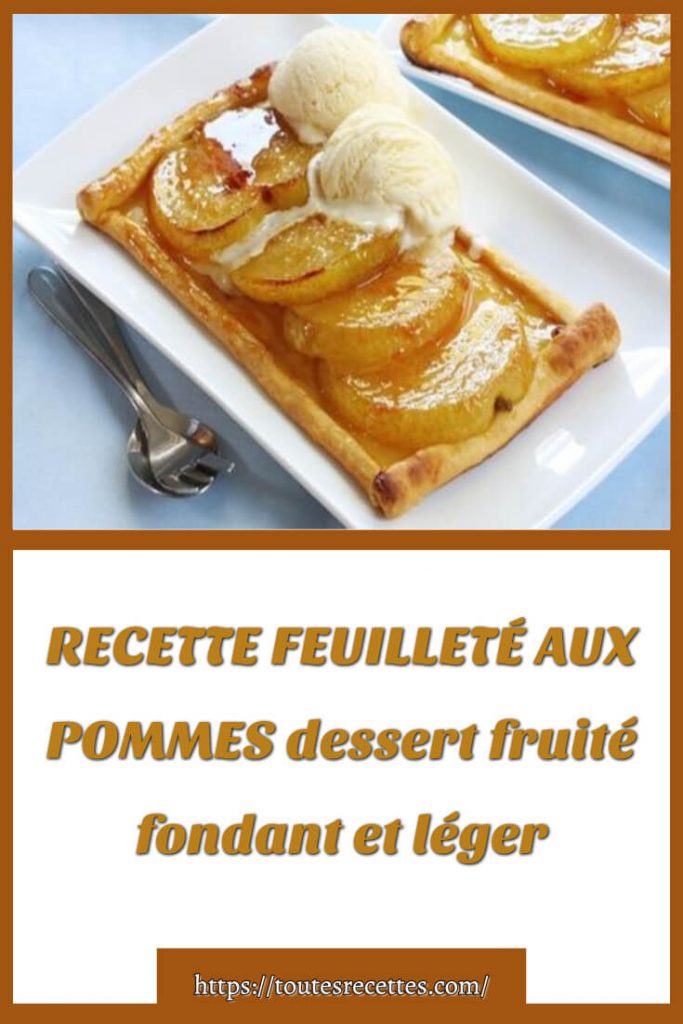 Comment préparer la RECETTE FEUILLETÉ AUX POMMES