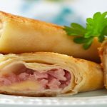 Crêpes roulées au jambon et fromage en 20 minutes