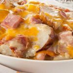 Gratin de pommes de terre et de jambon