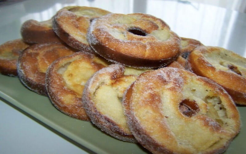 Beignets aux pommes, sans friture