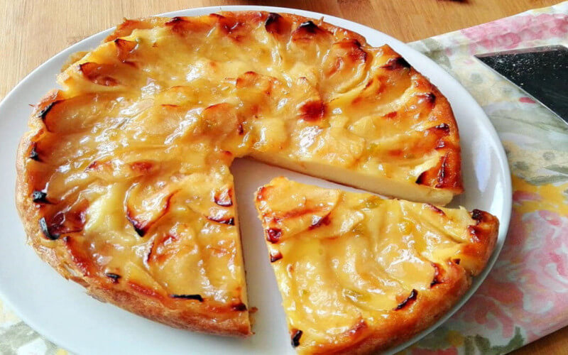 Tarte aux pommes crémeuse ultra gourmande