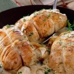 Paupiette de veau à la crème et au vin blanc