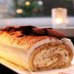 Bûche de Noël tiramisu à la crème au mascarpone