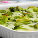 Gratin de brocolis riche de vitamines et fibres