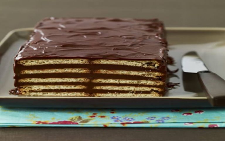 Le gâteau au Petit-Beurre et au chocolat ultra-facile