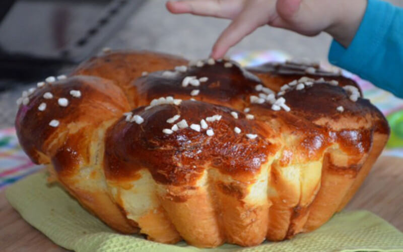 Brioche mousseline légère parfumée au beurre