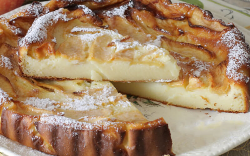 Gâteau aux Pommes et Mascarpone crémeux et fondant