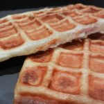 Gaufres express feuilletées jambon et fromage