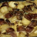 Gratin aux pommes de terre saucisses et fromage à raclette