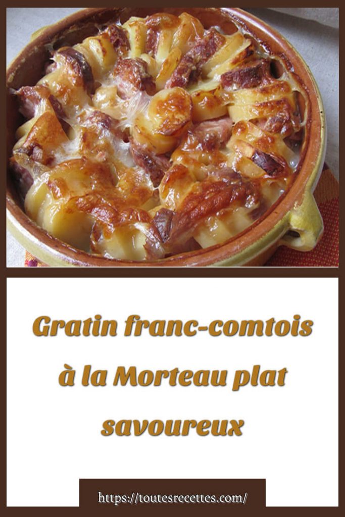 Comment préparer le Gratin franc-comtois à la Morteau