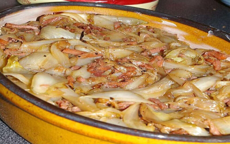 Tartiflette d'endives aux pommes de terre