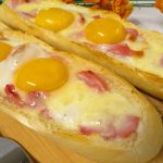 baguettes farcies au jambon et à la mozzarella