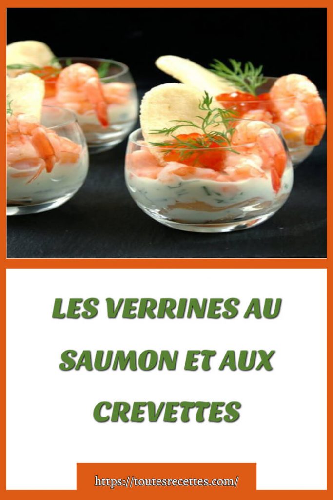Comment préparer les VERRINES AU SAUMON ET AUX CREVETTES
