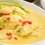 Mijoté de poisson curry et lait de coco