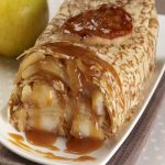 Terrine de crêpes aux pommes et caramel au beurre salé