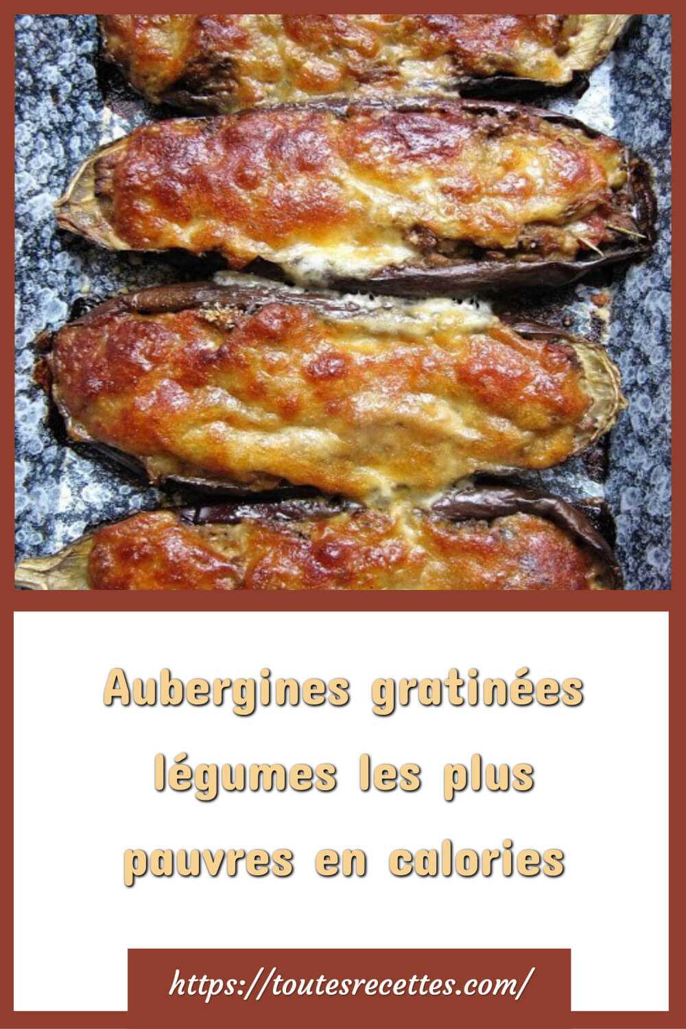 Aubergines gratinées légumes les plus pauvres en calories Toutes Recettes