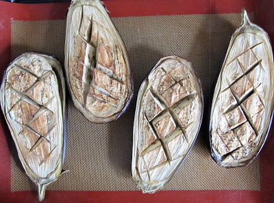 Comment préparer les Aubergines gratinées etape1