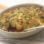 Cannelonis de courgette au boeuf et à la tomate