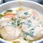 Cassolette de Saint Jacques et crevettes roses