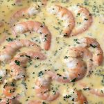 Crevettes flambées au pastis un pur délice