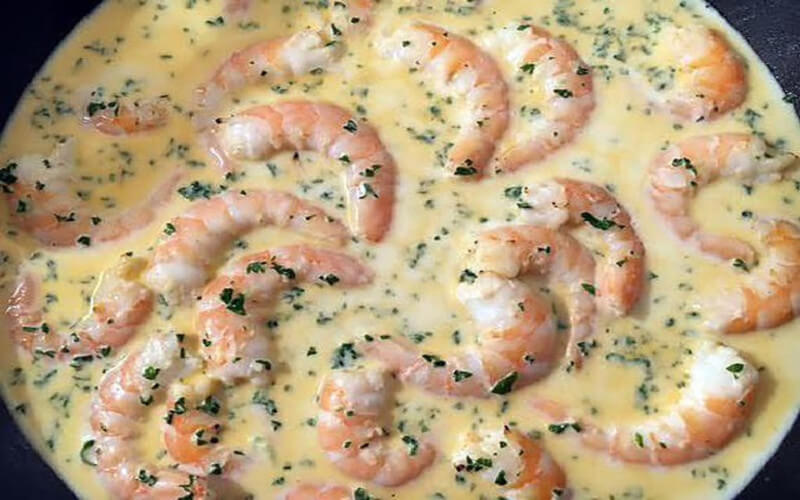 Crevettes flambées au pastis un pur délice