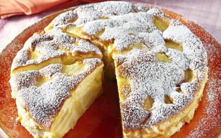 Gâteau Flan aux Pommes dessert léger
