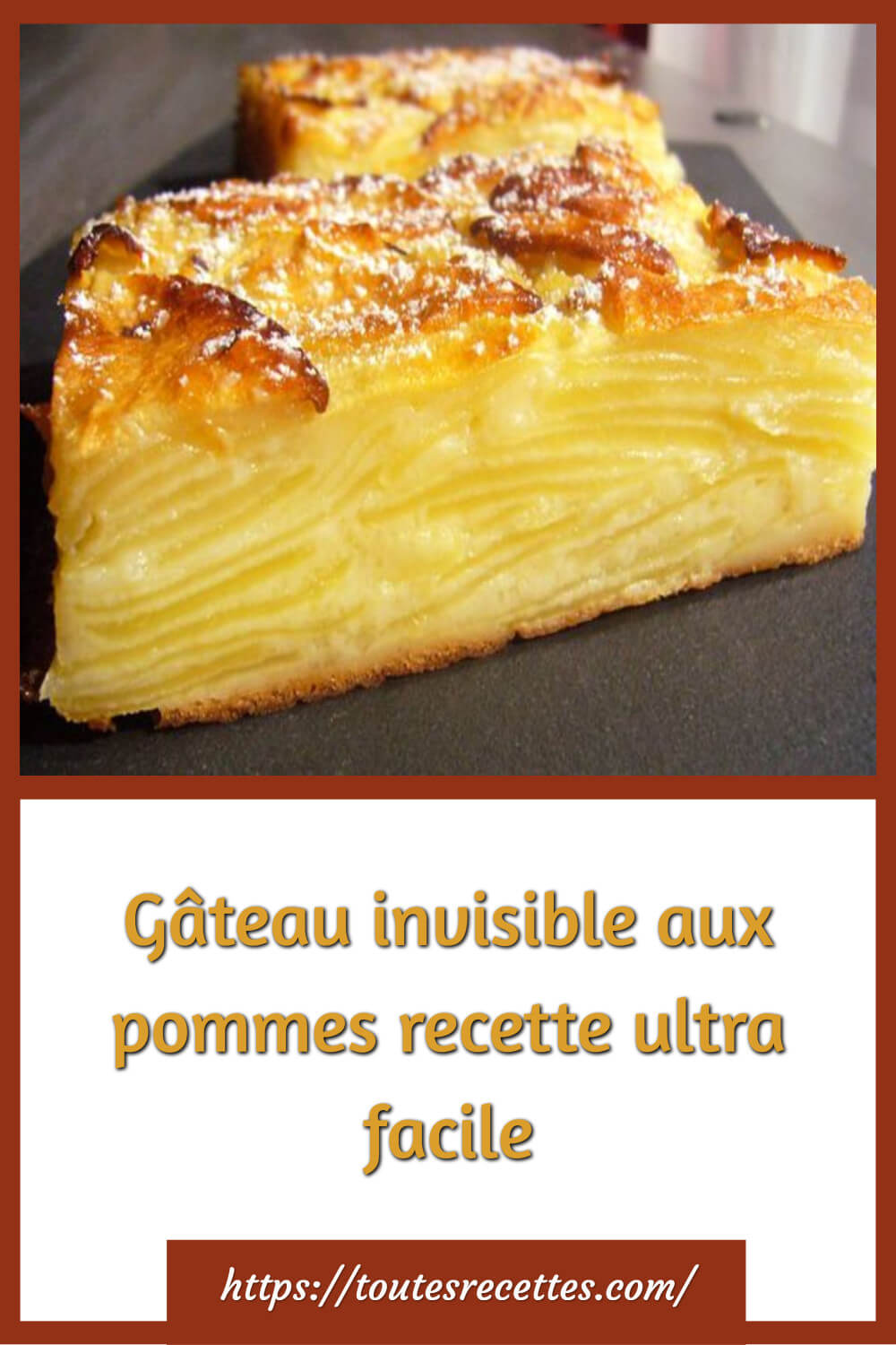 Gâteau invisible aux pommes recette ultra facile – Toutes Recettes
