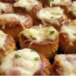 MINIS BOUCHÉES CHAUDES AU JAMBON