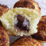 Muffins à la noix de coco cœur de chocolat moelleux