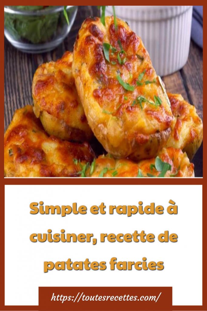 Comment préparer les patates farcies Simple et rapide