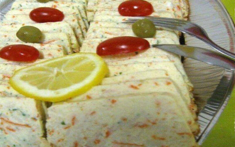 Terrine de surimi entrée fraîche et légère