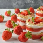Tiramisu aux fraises speculoos et mascarpone