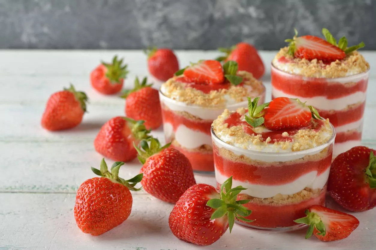 Tiramisu aux fraises speculoos et mascarpone