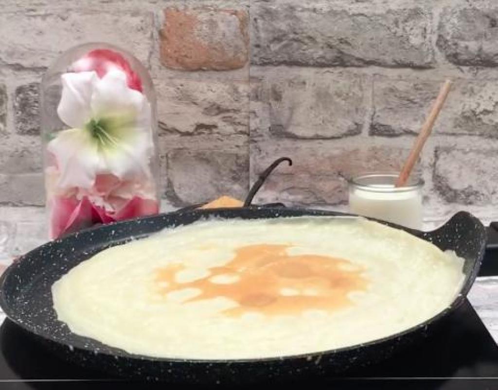 Comment préparer le gâteau « crêpes brûlées » etape 1