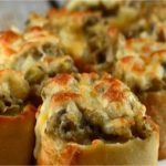 Bouchées croustillantes aux champignons et au fromage