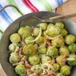 Choux de Bruxelles à la crème et aux lardons