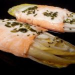 Endives au saumon fumé et crème légère citronnée