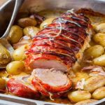 Filet mignon de porc au fromage et au lard