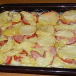 Gratin de pommes de terre à la saucisse Morteau