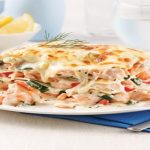 Lasagne au saumon et crevettes recette