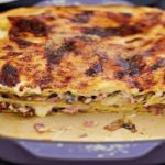 Lasagnes aux champignons sautés et jambon blanc