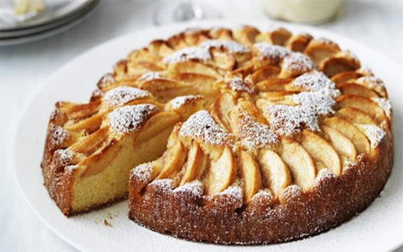 Le Gâteau aux Pommes et Mascarpone léger